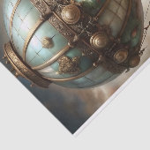 Steampunk Hete Luchtballon Decoupage Tissuepapier (Detail)