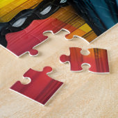 Steampunk Hip-Hop Botswa Alert Legpuzzel (Zijkant)