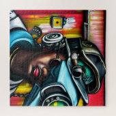 Steampunk Hip-Hop Botswa Alert Legpuzzel (Horizontaal)