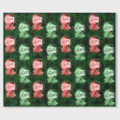 Steampunk Holiday en Kerstmis Cadeaupapier (Vlak)