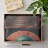 Steampunk Holloween Ghoul met pompoenpleister Tissuepapier (Geschenk)