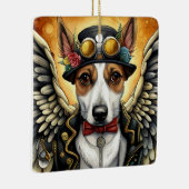 Steampunk hond met vleugels keramisch ornament (Rechts)