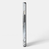 Steampunk hoofd met manometer iPhone hoesje (Linkerkant)