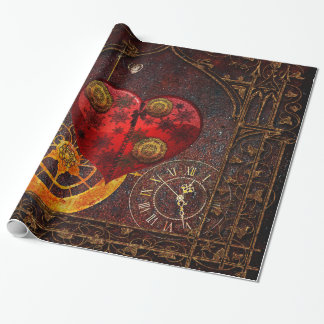 Steampunk Hoorstrelpapier Cadeaupapier