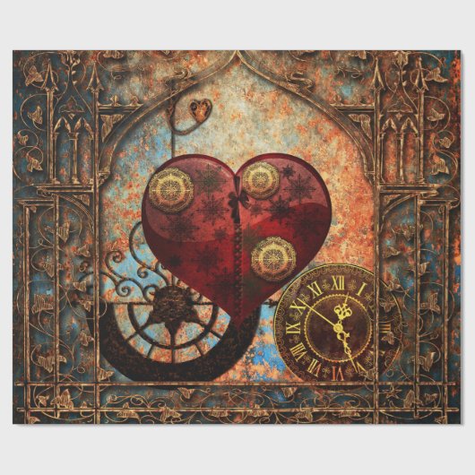  Steampunk Hoorstrelpapier Cadeaupapier (Vlak)