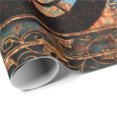  Steampunk Hoorstrelpapier Cadeaupapier (Rol Hoek)