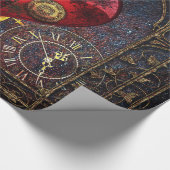  Steampunk Hoorstrelpapier Cadeaupapier (Hoek)