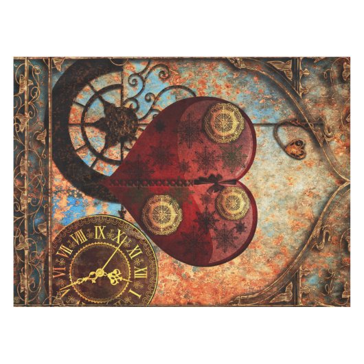 Steampunk Hoorstrelpapier Tafelkleed (Voorkant (Horizontaal))