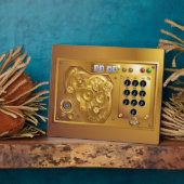 Steampunk horloge fotoplaat (Zijkant)