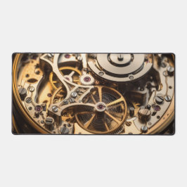 Steampunk horloge innerlijke werking bureaumat