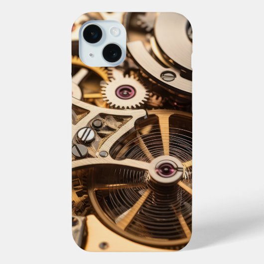 Steampunk horloge innerlijke werking Case-Mate iPhone case (Achterkant)