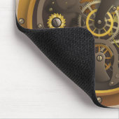 Steampunk horloge muismat (Hoek)