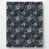 Steampunk horloge onderdelen - paarse afdruk door  fotoplaat (Voorkant)