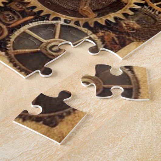 Steampunk Horns Gears Keyboard Bladmuziek Legpuzzel (Zijkant)