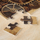 Steampunk Horns Gears Keyboard Bladmuziek Legpuzzel (Zijkant)