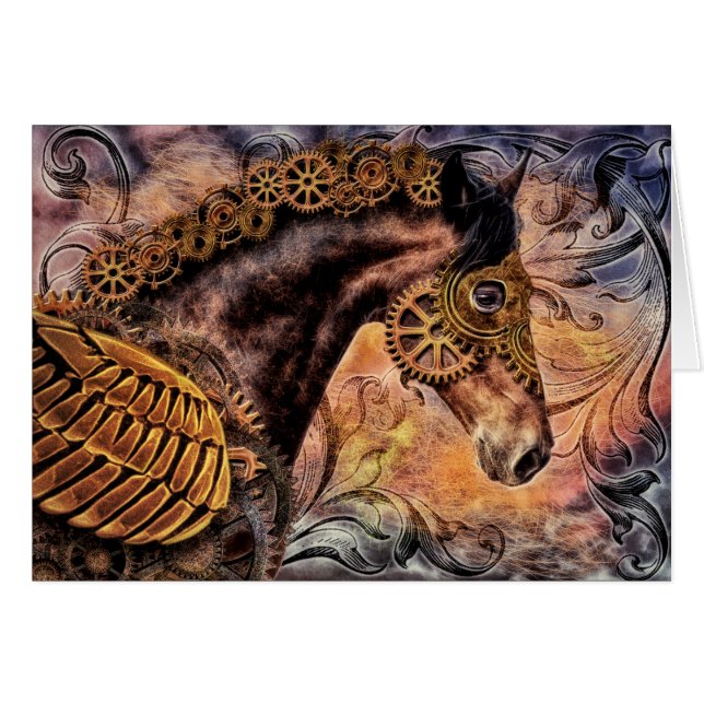 Steampunk Horse (Voorkant Horizontaal)