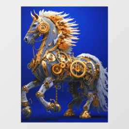 Steampunk Horse Raamsticker