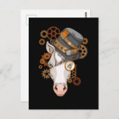 Steampunk Horse Riding Victoriaans paarden Steampu Briefkaart (Voorkant / Achterkant)