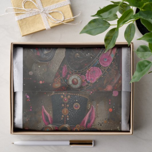 Steampunk Horse Tissuepapier (Geschenk)