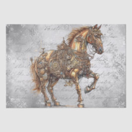 Steampunk Horse Tissuepapier