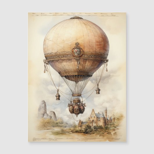  Steampunk Hot Air ballon (Voorkant)