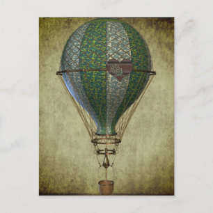 Steampunk Hot Air Ballon II Briefkaart