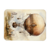  Steampunk Hot Air ballon Magneet (Horizontaal)