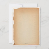 Steampunk Hot Air Ballon Reception Party Weddensch Kaart (Achterkant)