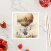 Steampunk Hot Air ballon Servet (Insitu)