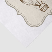 Steampunk  Hot Air ballon Tissuepapier (Detail)