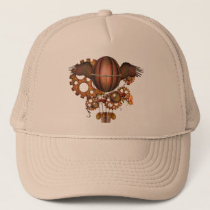 Steampunk Hot Air-ballon Trucker Pet