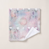 Steampunk Hot Air-ballonnen |  Feminine Bad Handdoek (Wasdoekje)