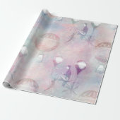 Steampunk Hot Air-ballonnen |  Feminine Cadeaupapier (Uitgerold)