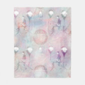 Steampunk Hot Air-ballonnen |  Feminine Fleece Deken (Voorkant)