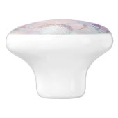 Steampunk Hot Air-ballonnen |  Feminine Keramische Knop (Zijkant)