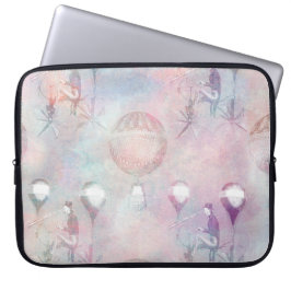 Steampunk Hot Air-ballonnen |  Feminine Laptop Sleeve