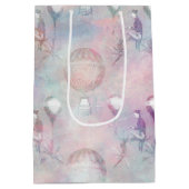 Steampunk Hot Air-ballonnen |  Feminine Medium Cadeauzakje (Achterkant)