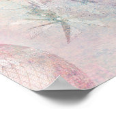 Steampunk Hot Air-ballonnen |  Feminine Poster (Hoek)