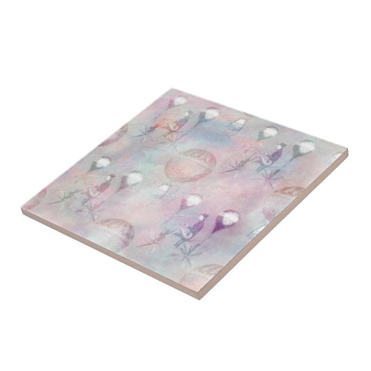 Steampunk Hot Air-ballonnen |  Feminine Tegeltje (Zijkant)