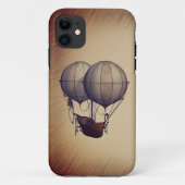 Steampunk Hot Air-ballonnen met schip Case-Mate iPhone Case (Achterkant)