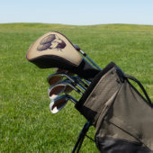 Steampunk Hot Air-ballonnen met schip Golfheadcover (Insitu)