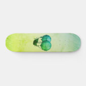 Steampunk Hot Air-ballonnen met Ship Green Persoonlijk Skateboard (Horizontaal)
