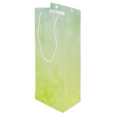 Steampunk Hot Air-ballonnen met Ship Green Wijn Cadeautas (Achterkant Gekanteld)