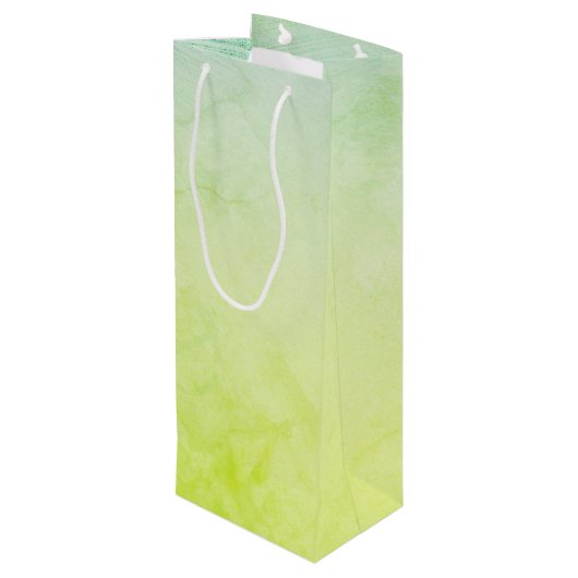 Steampunk Hot Air-ballonnen met Ship Green Wijn Cadeautas (Achterkant Gekanteld)