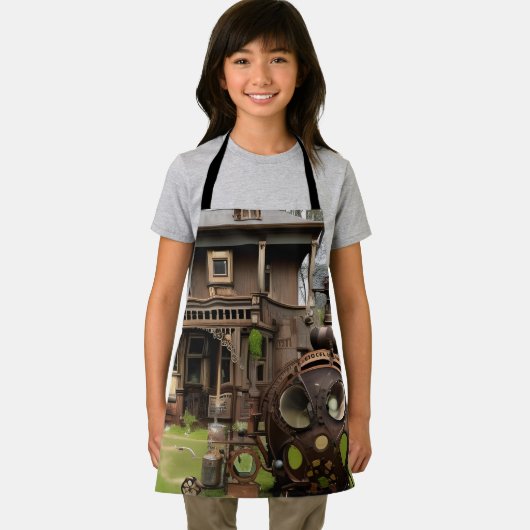 Steampunk House en Alien Schort (Insitu)