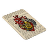 Steampunk Human Heart Anatomie Sci Fi Art Magneet (Rechterzijde)