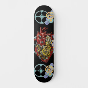 Steampunk Human Heart Anatomie Sci Fi Art Persoonlijk Skateboard