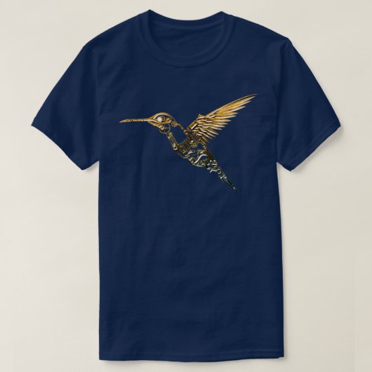 Steampunk Humming Bird T-shirt (Design voorkant)