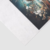 Steampunk Hummingbird Tissuepapier (Detail)