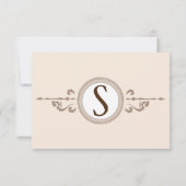 Steampunk-huwelijksreceptie Kaart (Achterkant)